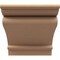Ekena Millwork 4"W x 4"D x 4"H Wide Mayflower Rough Cedar Woodgrain TimberThane Corbel, Primed Tan CORUR04X04X04MAYRCPR - alternate 4